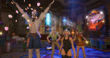 Wrapping up the party!