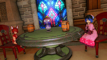 Kyouka and Hanna attend the grand opening of the Tipsy Tonberry!