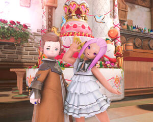 Threadora Bobbin and Zakaru Pomaru celebrate their engagement!