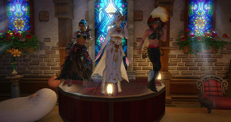 Roegadyn dancers on stage!
